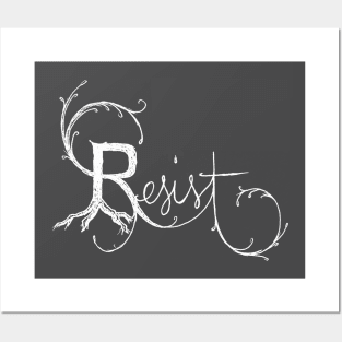 resist reverse Posters and Art